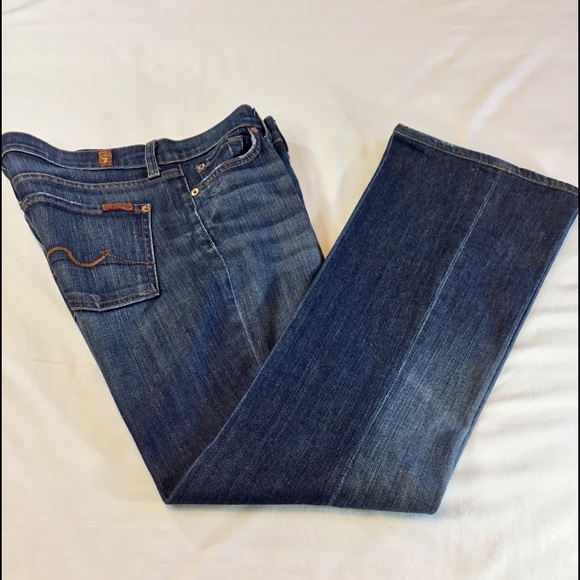7 For All Mankind Other - 7 For All Mankind Lightly Distressed Jean Bootcut